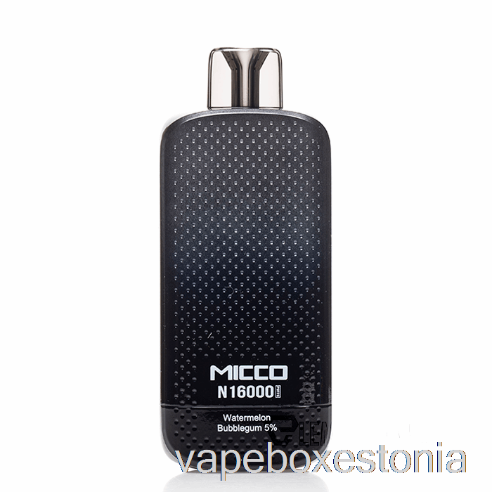 Vape Box Estonia Horizontech Micco N16000 ühekordne Arbuusi Närimiskumm